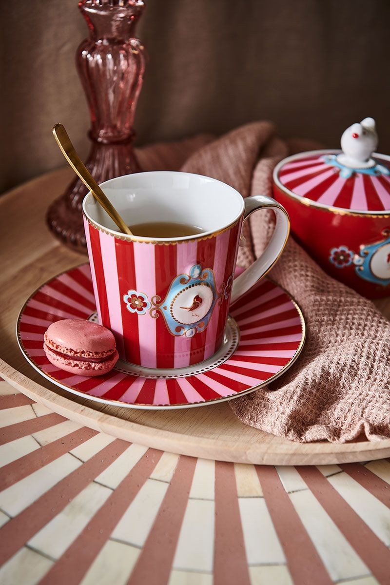 mug-large-love-birds-medallion-stripes-red-pink-250ml